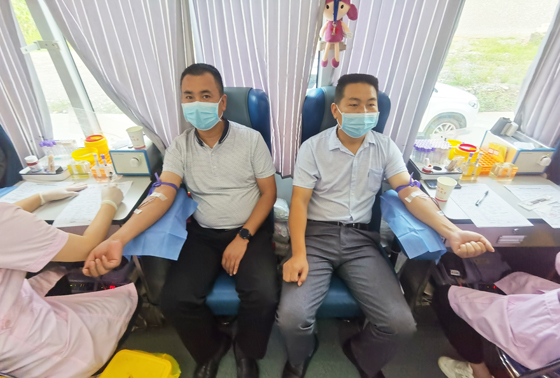 旬陽縣紅軍鎮(zhèn)開展“學黨史、辦實事”愛心獻血 活動